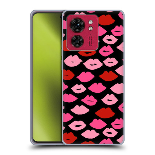 Andrea Lauren Design Lady Like Kisses Soft Gel Case for Motorola Moto Edge 40