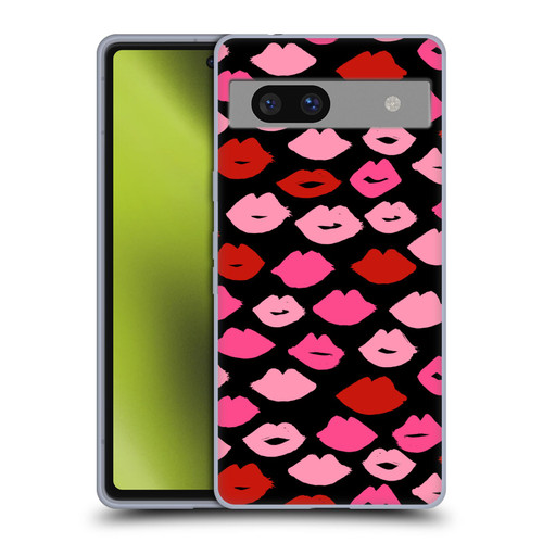 Andrea Lauren Design Lady Like Kisses Soft Gel Case for Google Pixel 7a