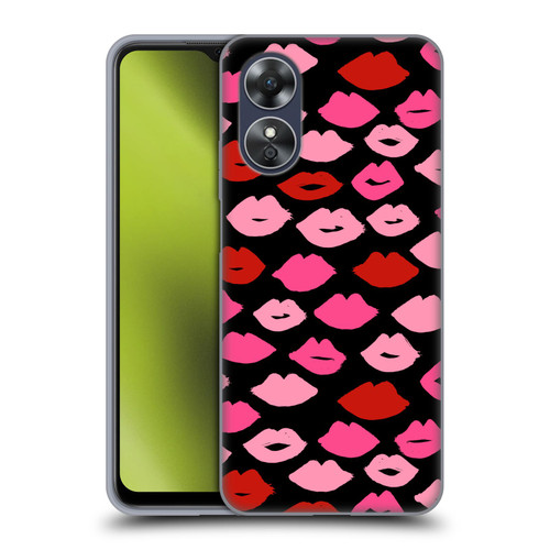 Andrea Lauren Design Lady Like Kisses Soft Gel Case for OPPO A17
