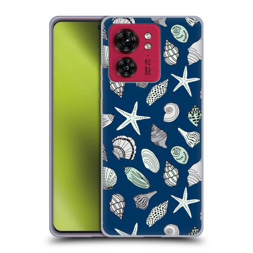 Andrea Lauren Design Sea Animals Shells Soft Gel Case for Motorola Moto Edge 40