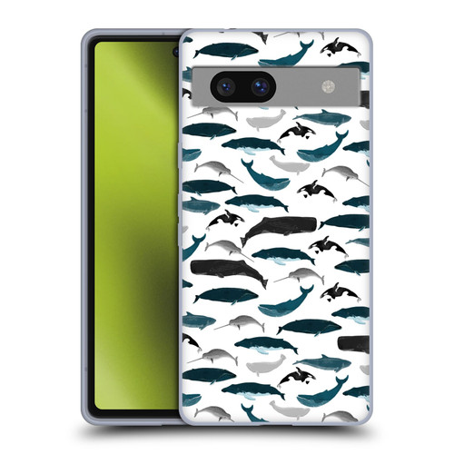 Andrea Lauren Design Sea Animals Whales Soft Gel Case for Google Pixel 7a