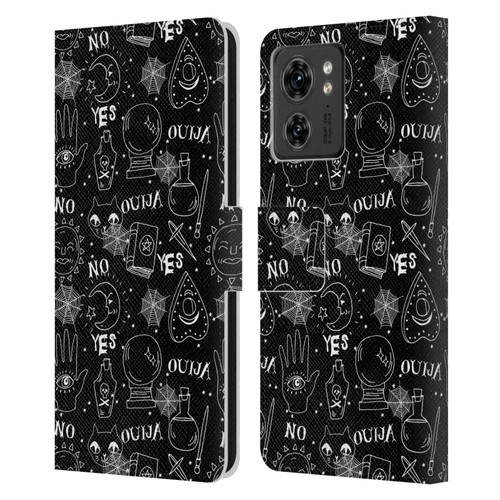 Andrea Lauren Design Assorted Witchcraft Leather Book Wallet Case Cover For Motorola Moto Edge 40