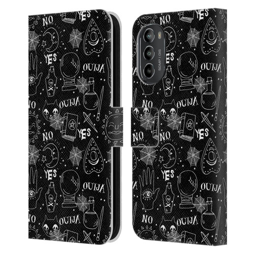 Andrea Lauren Design Assorted Witchcraft Leather Book Wallet Case Cover For Motorola Moto G82 5G