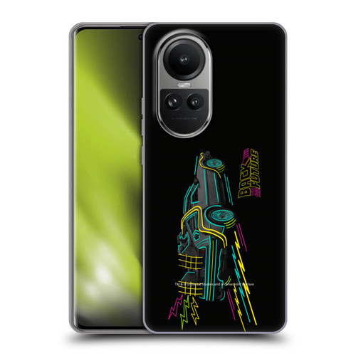 Back to the Future I Composed Art Neon Soft Gel Case for OPPO Reno10 5G / Reno10 Pro 5G