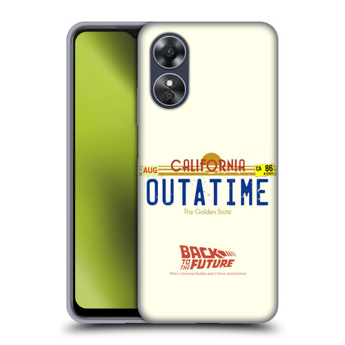 Back to the Future I Graphics Outatime Soft Gel Case for OPPO A17