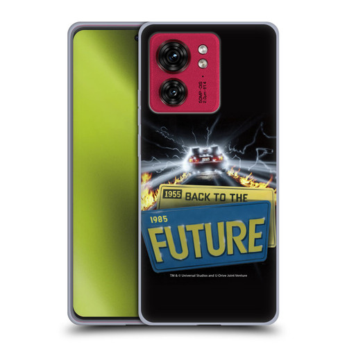 Back to the Future I Key Art Take Off Soft Gel Case for Motorola Moto Edge 40