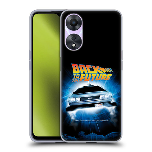 Back to the Future I Key Art Fly Soft Gel Case for OPPO A78 5G