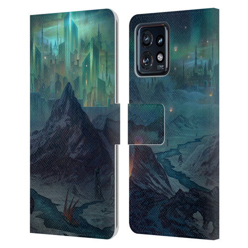 Alyn Spiller Environment Art Northern Kingdom Leather Book Wallet Case Cover For Motorola Moto Edge 40 Pro