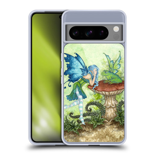 Amy Brown Pixies Frog Gossip Soft Gel Case for Google Pixel 8 Pro