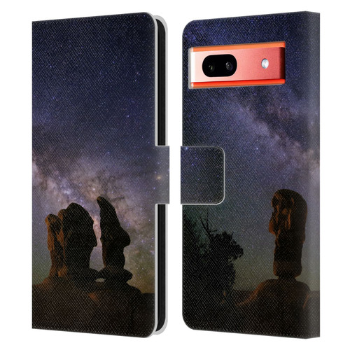 Royce Bair Nightscapes Devil's Garden Hoodoos Leather Book Wallet Case Cover For Google Pixel 7a