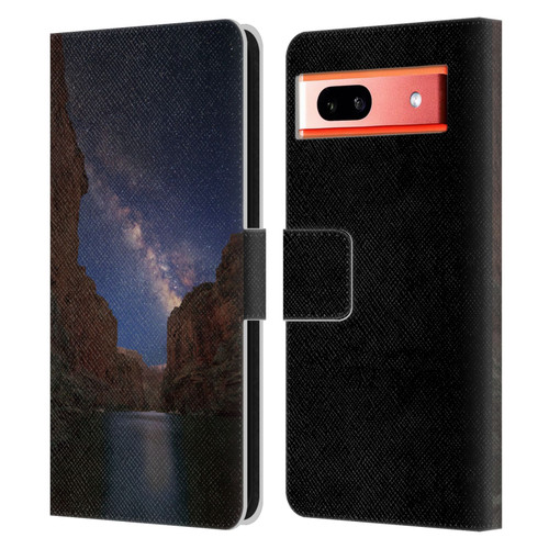 Royce Bair Nightscapes Grand Canyon Leather Book Wallet Case Cover For Google Pixel 7a