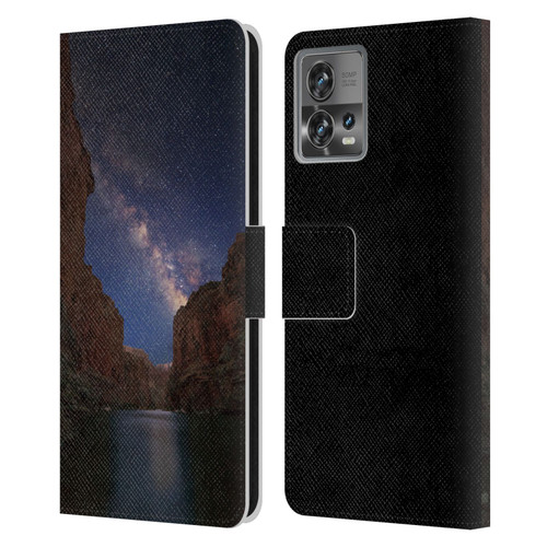 Royce Bair Nightscapes Grand Canyon Leather Book Wallet Case Cover For Motorola Moto Edge 30 Fusion