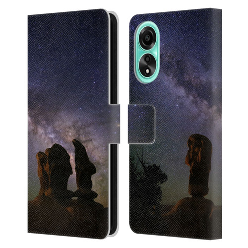Royce Bair Nightscapes Devil's Garden Hoodoos Leather Book Wallet Case Cover For OPPO A78 5G