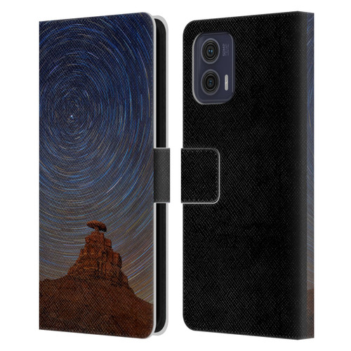 Royce Bair Photography Mexican Hat Rock Leather Book Wallet Case Cover For Motorola Moto G73 5G