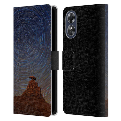 Royce Bair Photography Mexican Hat Rock Leather Book Wallet Case Cover For OPPO A17