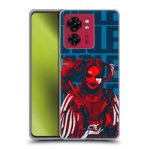 Birds of Prey DC Comics Harley Quinn Art Hammer Soft Gel Case for Motorola Moto Edge 40