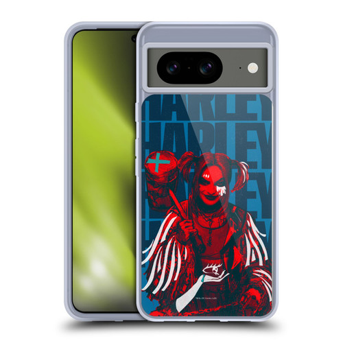 Birds of Prey DC Comics Harley Quinn Art Hammer Soft Gel Case for Google Pixel 8