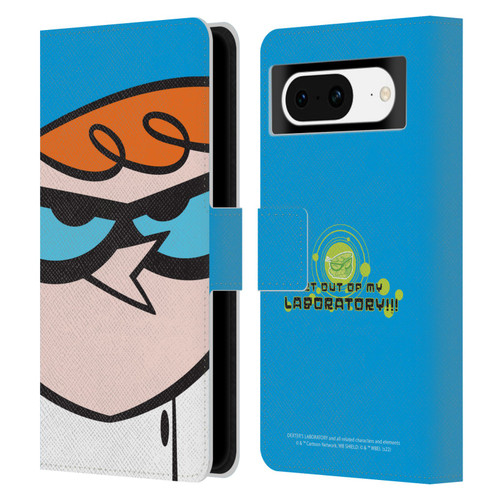 Dexter's Laboratory Graphics Dexter Leather Book Wallet Case Cover For Google Pixel 8