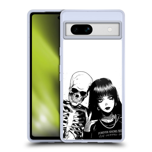 Zombie Makeout Club Art Forever Knows Best Soft Gel Case for Google Pixel 7a