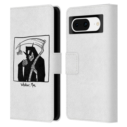 Matt Bailey Art Whatever Man Leather Book Wallet Case Cover For Google Pixel 8