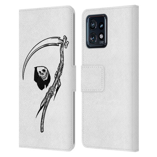 Matt Bailey Art Negative Reaper Leather Book Wallet Case Cover For Motorola Moto Edge 40 Pro