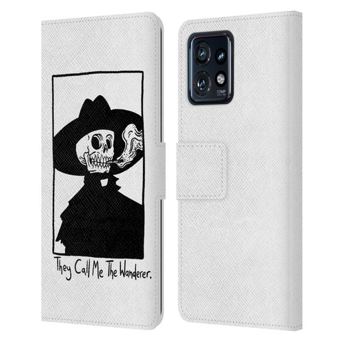 Matt Bailey Art They Call MeThe Wanderer Leather Book Wallet Case Cover For Motorola Moto Edge 40 Pro