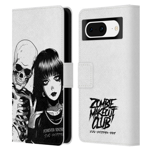 Zombie Makeout Club Art Forever Knows Best Leather Book Wallet Case Cover For Google Pixel 8