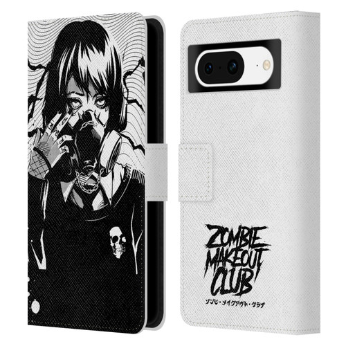 Zombie Makeout Club Art Facepiece Leather Book Wallet Case Cover For Google Pixel 8
