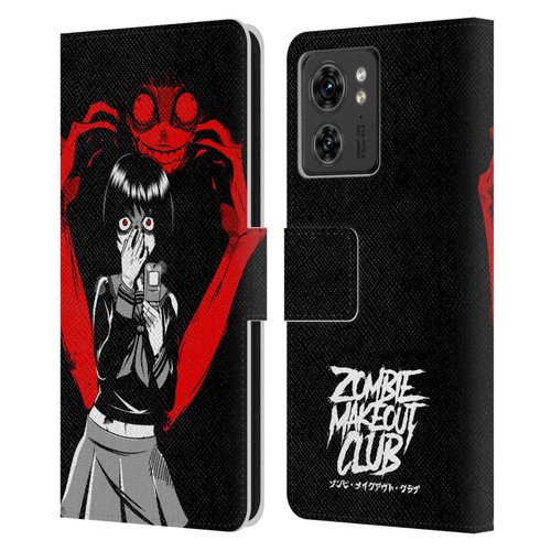 Zombie Makeout Club Art Selfie Leather Book Wallet Case Cover For Motorola Moto Edge 40