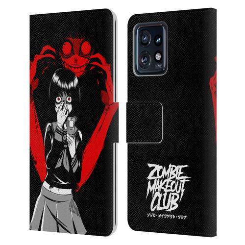 Zombie Makeout Club Art Selfie Leather Book Wallet Case Cover For Motorola Moto Edge 40 Pro