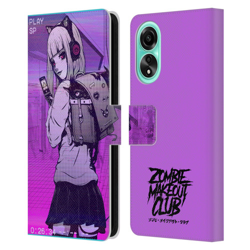 Zombie Makeout Club Art Drama Rides On My Back Leather Book Wallet Case Cover For OPPO A78 5G