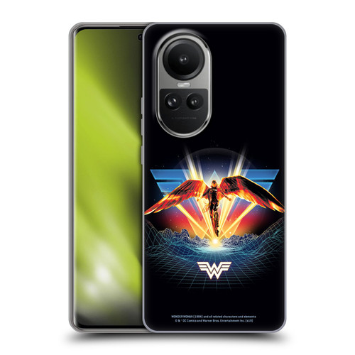 Wonder Woman 1984 80's Graphics Golden Armour Soft Gel Case for OPPO Reno10 5G / Reno10 Pro 5G