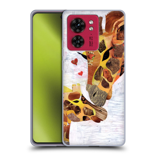 Artpoptart Animals Sweet Giraffes Soft Gel Case for Motorola Moto Edge 40