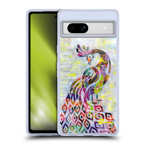 Artpoptart Animals Peacock Soft Gel Case for Google Pixel 7a