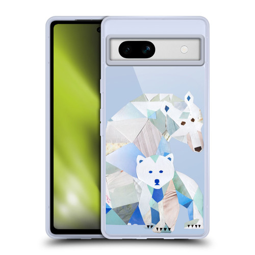 Artpoptart Animals Polar Bears Soft Gel Case for Google Pixel 7a