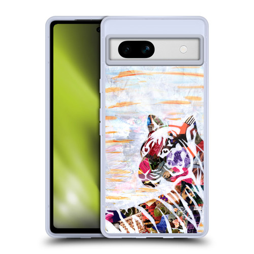 Artpoptart Animals Tiger Soft Gel Case for Google Pixel 7a