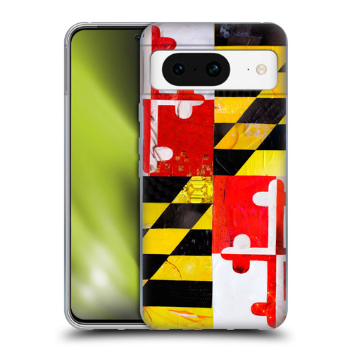 Artpoptart Flags Maryland Soft Gel Case for Google Pixel 8