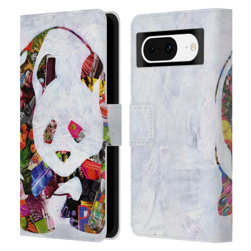 Artpoptart Animals Panda Leather Book Wallet Case Cover For Google Pixel 8