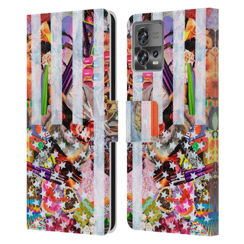 Artpoptart Flags Murican Leather Book Wallet Case Cover For Motorola Moto Edge 30 Fusion