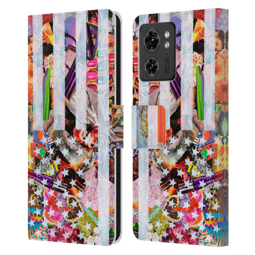 Artpoptart Flags Murican Leather Book Wallet Case Cover For Motorola Moto Edge 40