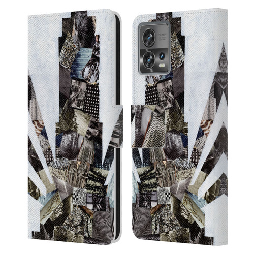 Artpoptart Travel Empire State Leather Book Wallet Case Cover For Motorola Moto Edge 30 Fusion