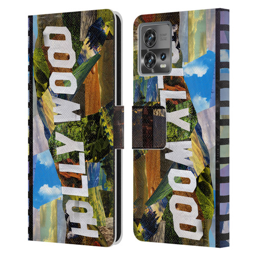 Artpoptart Travel Hollywood Leather Book Wallet Case Cover For Motorola Moto Edge 30 Fusion