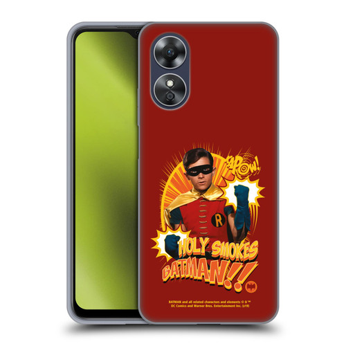 Batman TV Series Character Art Robin Holy Smokes Soft Gel Case for OPPO A17
