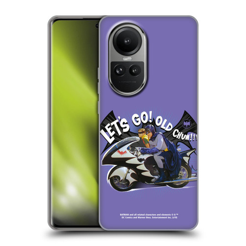 Batman TV Series Character Art Batcycle Let's Go Soft Gel Case for OPPO Reno10 5G / Reno10 Pro 5G