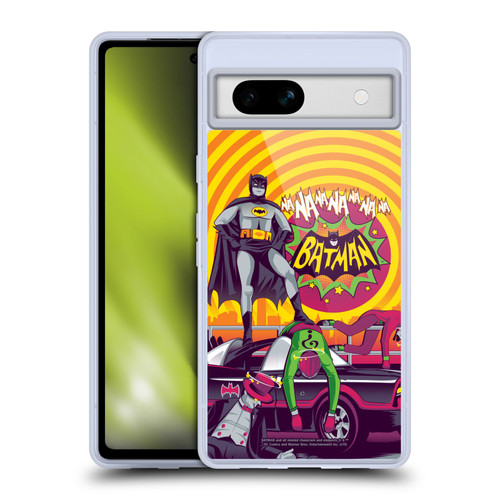 Batman TV Series Graphics Na Na Na Na Soft Gel Case for Google Pixel 7a