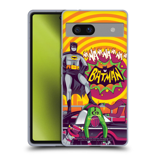 Batman TV Series Graphics Na Na Na Na Soft Gel Case for Google Pixel 7a