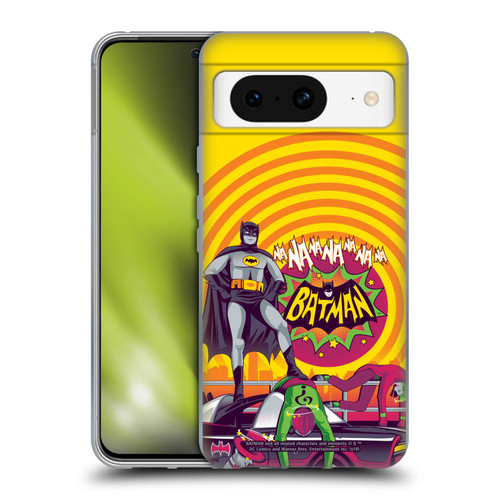 Batman TV Series Graphics Na Na Na Na Soft Gel Case for Google Pixel 8