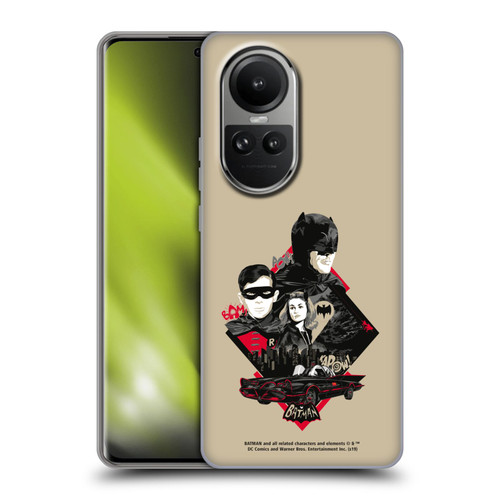 Batman TV Series Graphics Trio Soft Gel Case for OPPO Reno10 5G / Reno10 Pro 5G