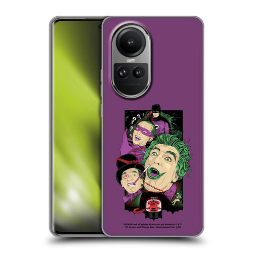 Batman TV Series Graphics Villains Soft Gel Case for OPPO Reno10 5G / Reno10 Pro 5G