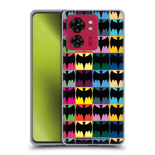 Batman TV Series Logos Patterns Soft Gel Case for Motorola Moto Edge 40
